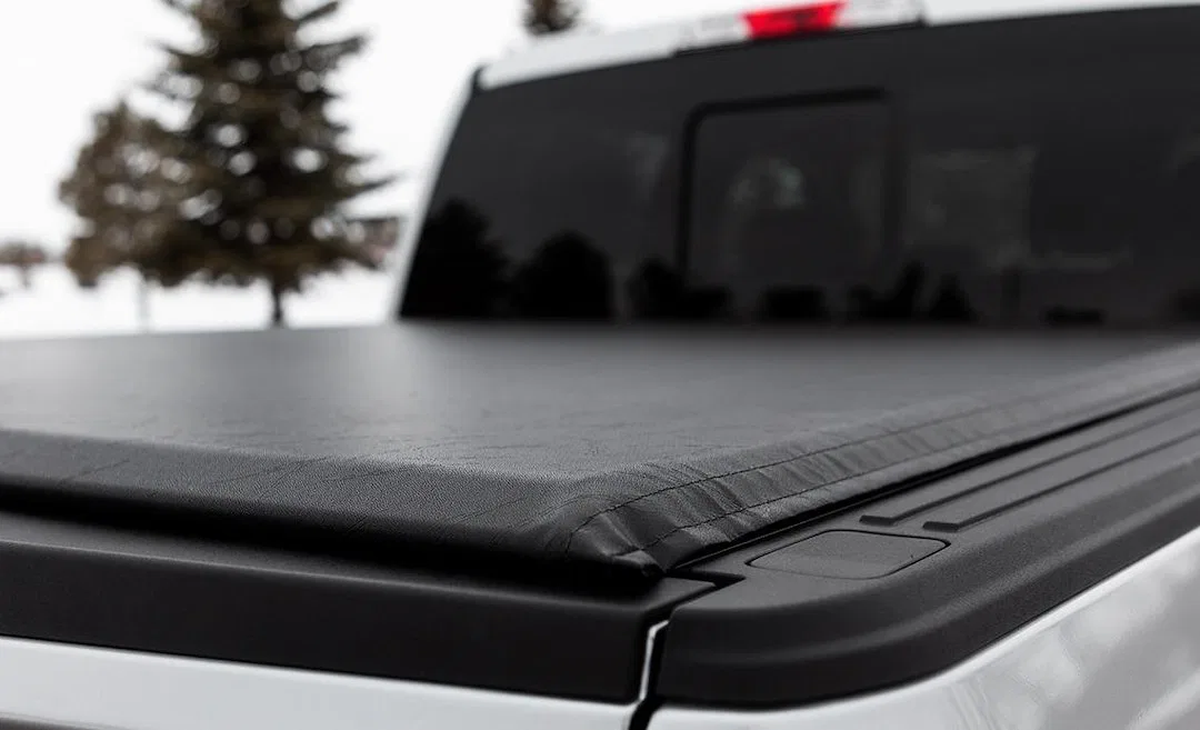 45349 – ACCESS Tonneau Cover, Soft Roll-Up Hook And Loop Low Profile Black Vinyl Lockable Using Tail - view 2